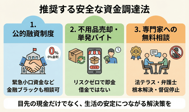 先払い買取を手元にないギフト券で検討する人に推奨する資金調達法